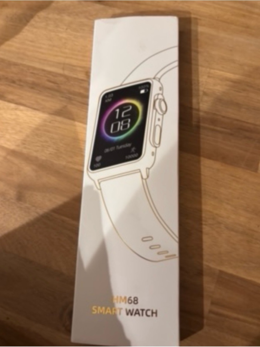 HM68 Smart Watch Brand New Gray Color.